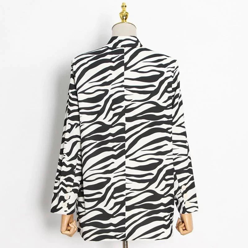 The Zebra Long Tail Blazer - - DYAVOR®