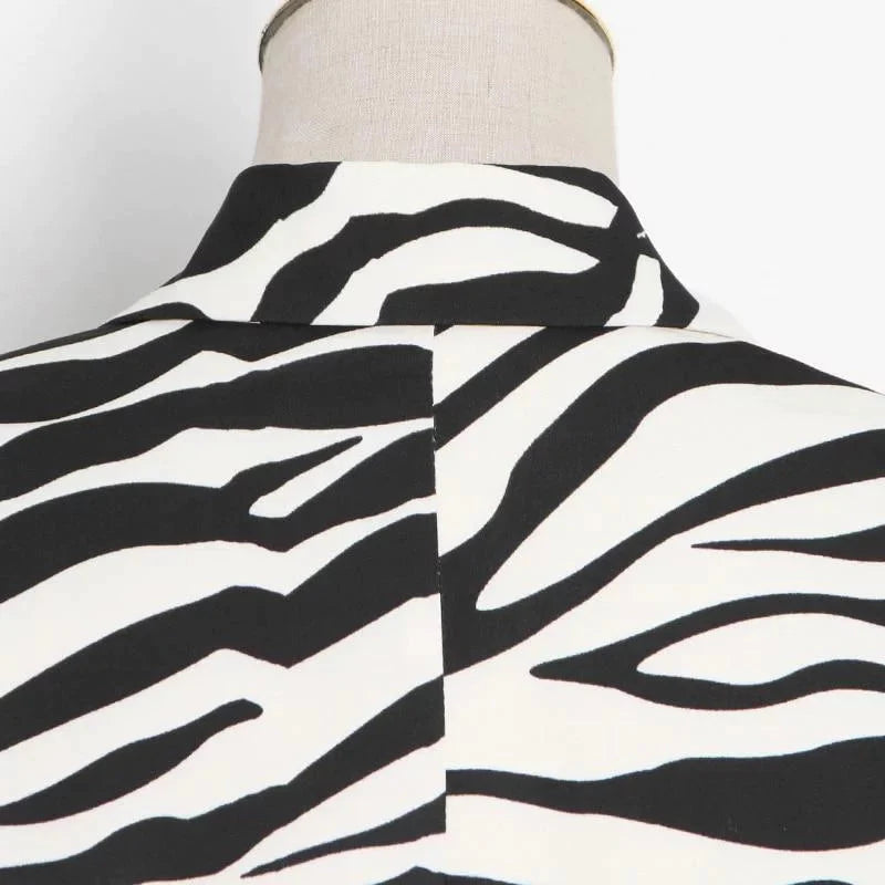 The Zebra Long Tail Blazer - - DYAVOR®
