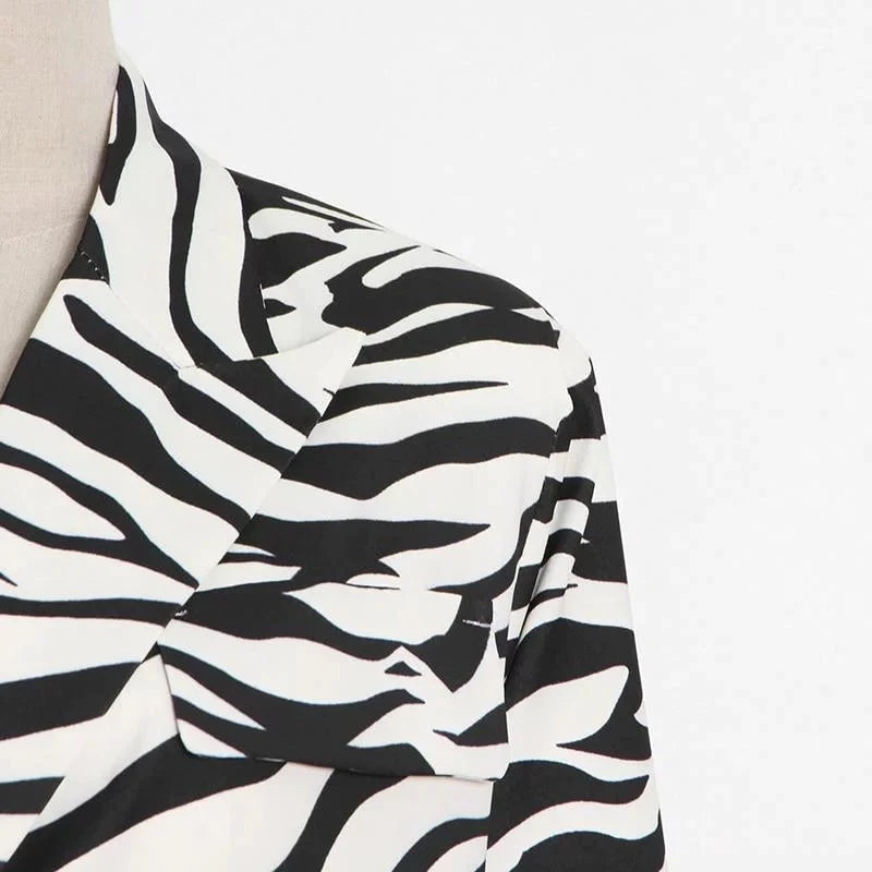 The Zebra Long Tail Blazer - - DYAVOR®