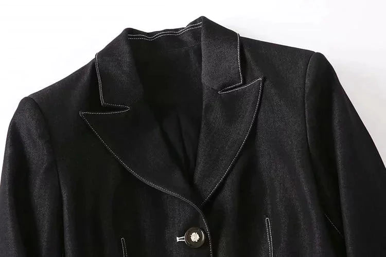 The Vana Long Sleeve Blazer - - DYAVOR®