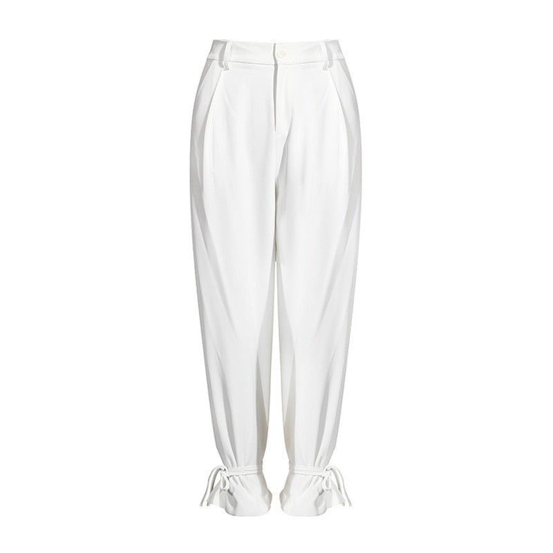 Oversized Suit With Lace-up Straight Pants - - DYAVOR®