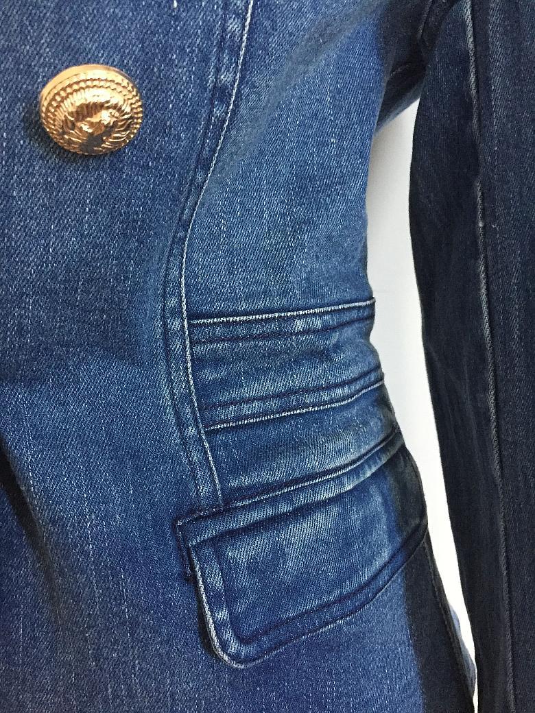 The Harley Slim Fit Denim Blazer - - DYAVOR®