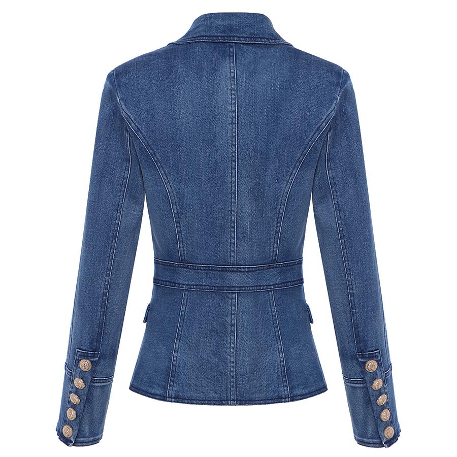 The Harley Slim Fit Denim Blazer - - DYAVOR®