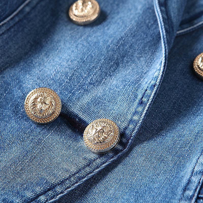 The Harley Slim Fit Denim Blazer - - DYAVOR®