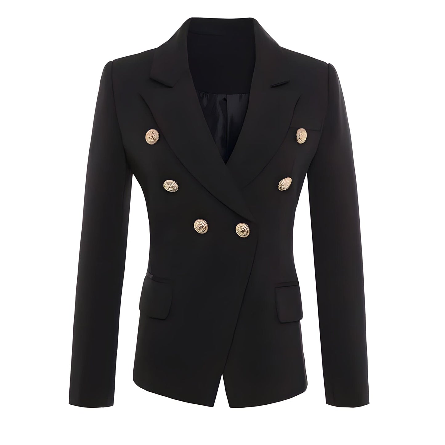 The Priscilla Slim Fit Blazer - Jet Black - - DYAVOR®
