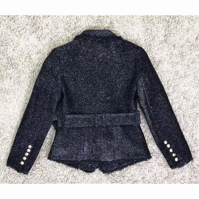 The Sasha Belted Slim Fit Blazer - - DYAVOR®