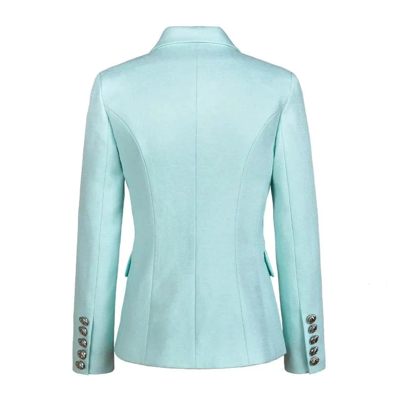 The Priscilla Slim Fit Blazer - Mint - - DYAVOR®
