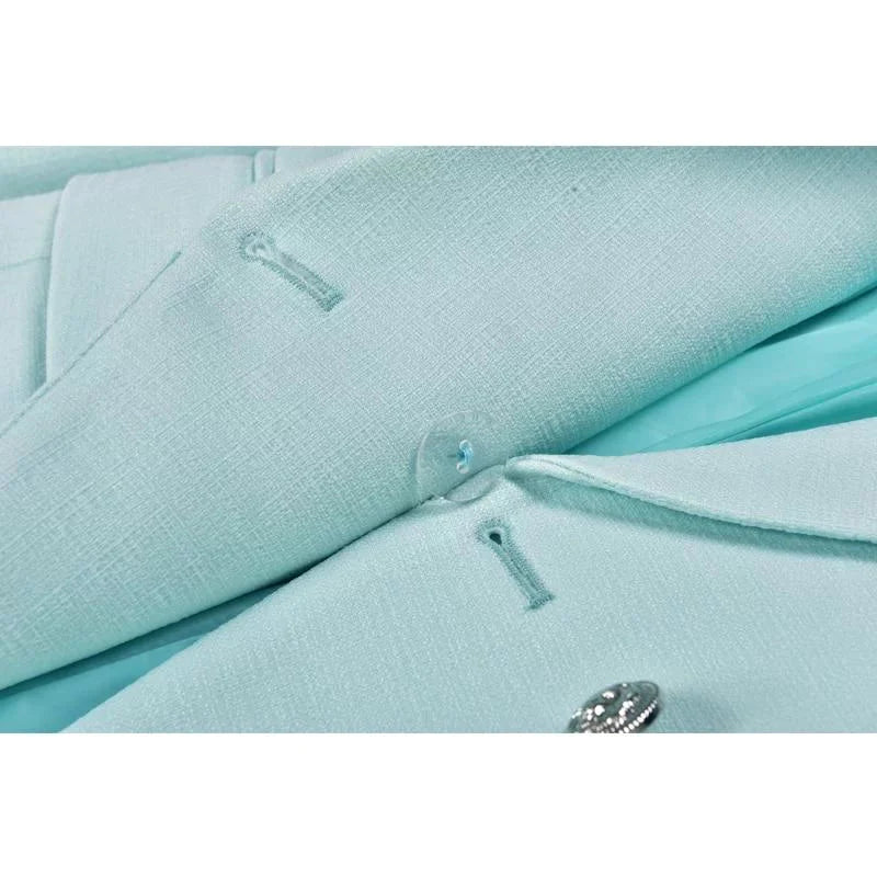 The Priscilla Slim Fit Blazer - Mint - - DYAVOR®
