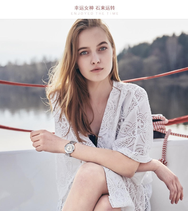 Purple Alloy Fashion Ultra-thin Waterproof Quartz Watch for Ladies - Watches for Women - DYAVOR®