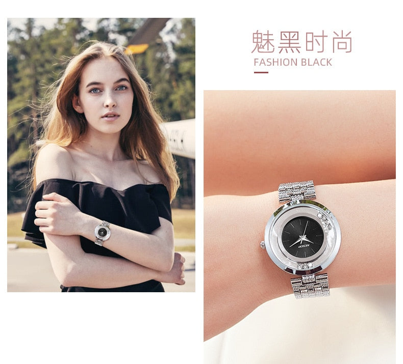 Purple Alloy Fashion Ultra-thin Waterproof Quartz Watch for Ladies - Watches for Women - DYAVOR®