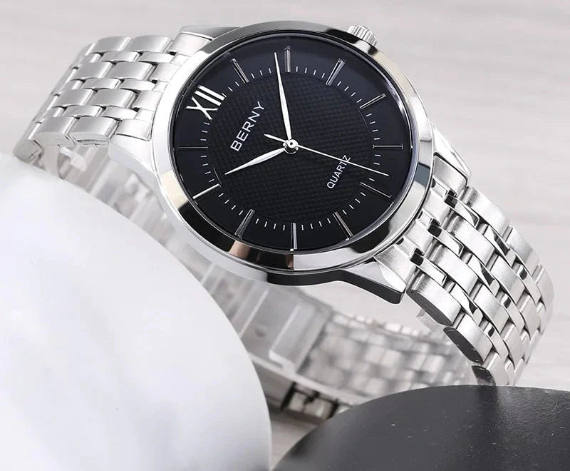 Women's Stainless Steel Simple Fashion Waterproof Quartz Wristwatch - Watches for Women - DYAVOR®
