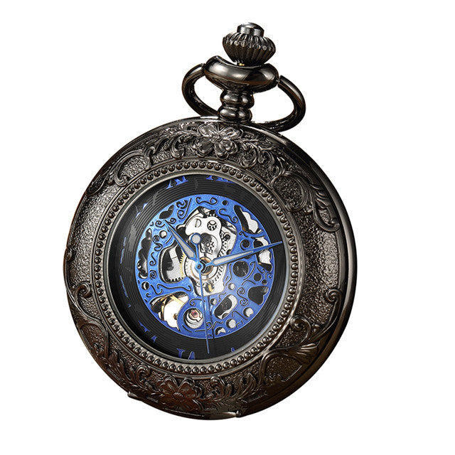 Retro Golden Steel Hollow Exquisite Sculpture Mechanical Pocket FOB Watch - Unisex Style Watches - DYAVOR®