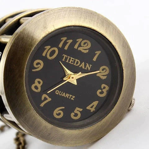 Retro Unisex Bronze Bird Cage Necklace Chain Pendant Pocket Watch - Unisex Style Watches - DYAVOR®