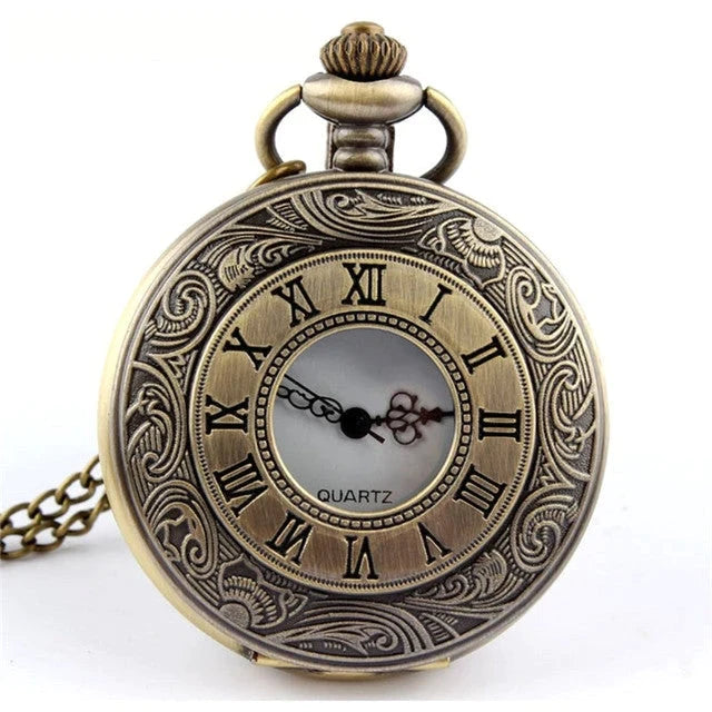 Retro Vintage Antique Steampunk Quartz Pocket Watch for Men Women - Unisex Style Watches - DYAVOR®