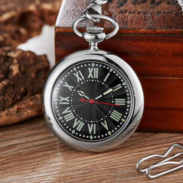 Retro Vintage Antique Unisex Copper Necklace Chain Pendant Pocket Watch - Unisex Style Watches - DYAVOR®