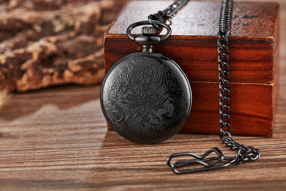 Retro Vintage Antique Unisex Copper Necklace Chain Pendant Pocket Watch - Unisex Style Watches - DYAVOR®