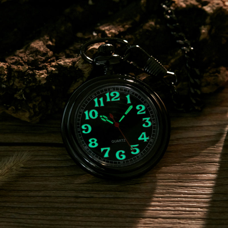 Retro Vintage Antique Unisex Copper Necklace Chain Pendant Pocket Watch - Unisex Style Watches - DYAVOR®
