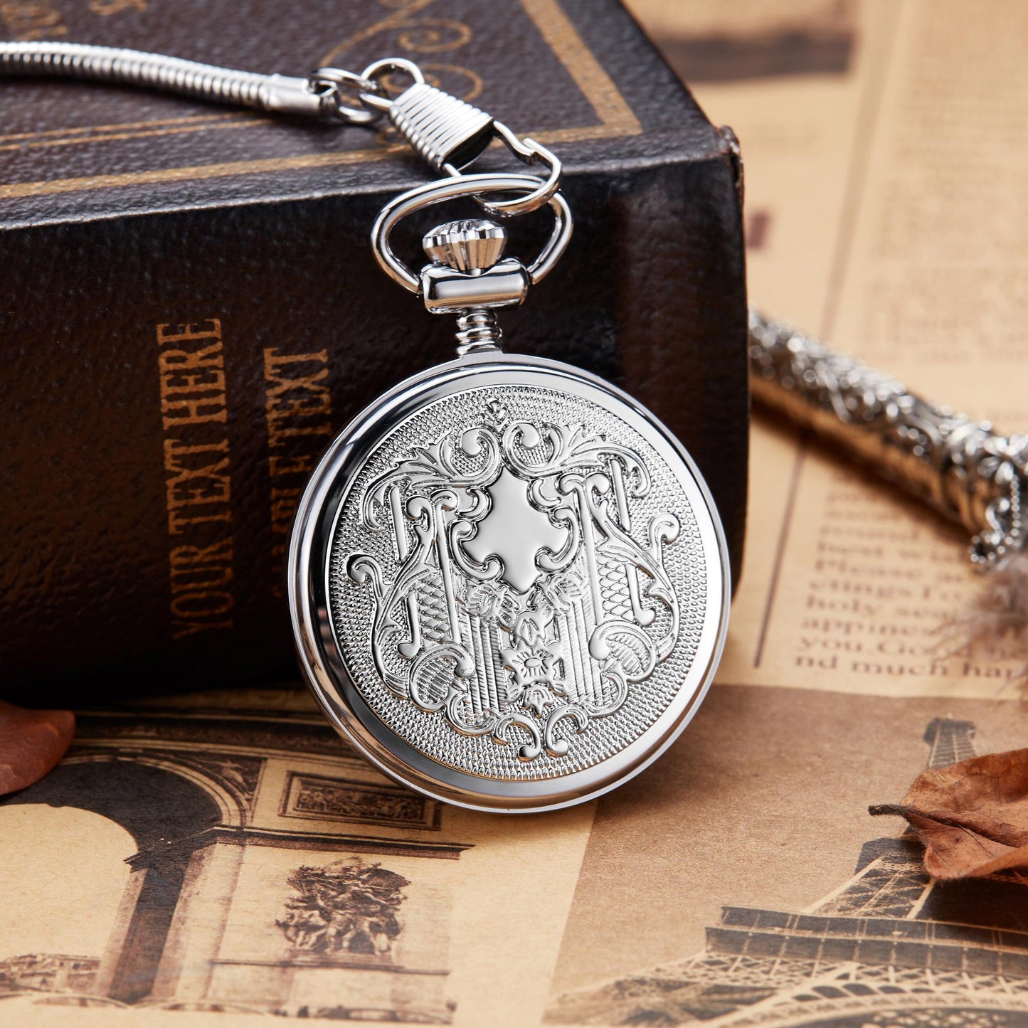 Retro Vintage Antique Unisex Copper Necklace Chain Pendant Pocket Watch - Unisex Style Watches - DYAVOR®