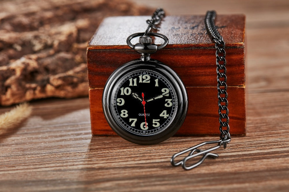 Retro Vintage Antique Unisex Copper Necklace Chain Pendant Pocket Watch - Unisex Style Watches - DYAVOR®