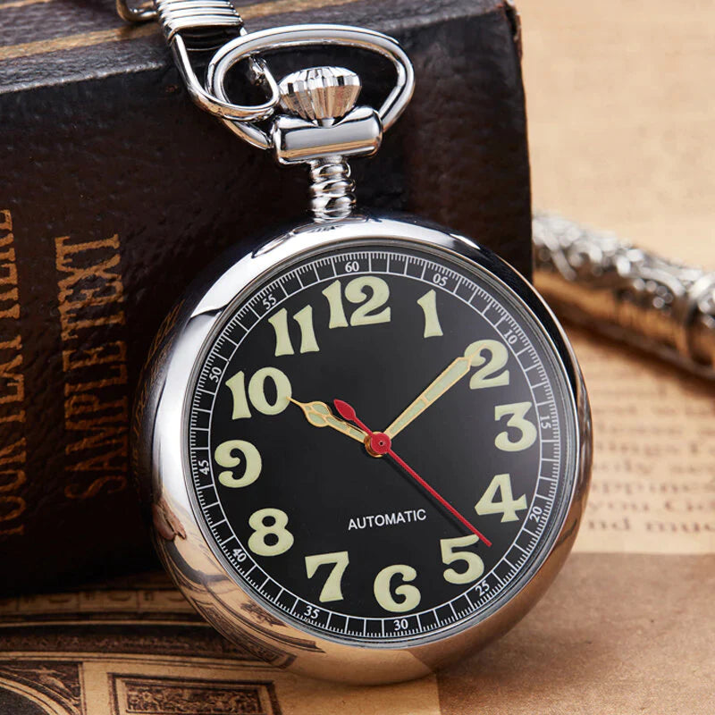 Retro Vintage Antique Unisex Copper Necklace Chain Pendant Pocket Watch - Unisex Style Watches - DYAVOR®