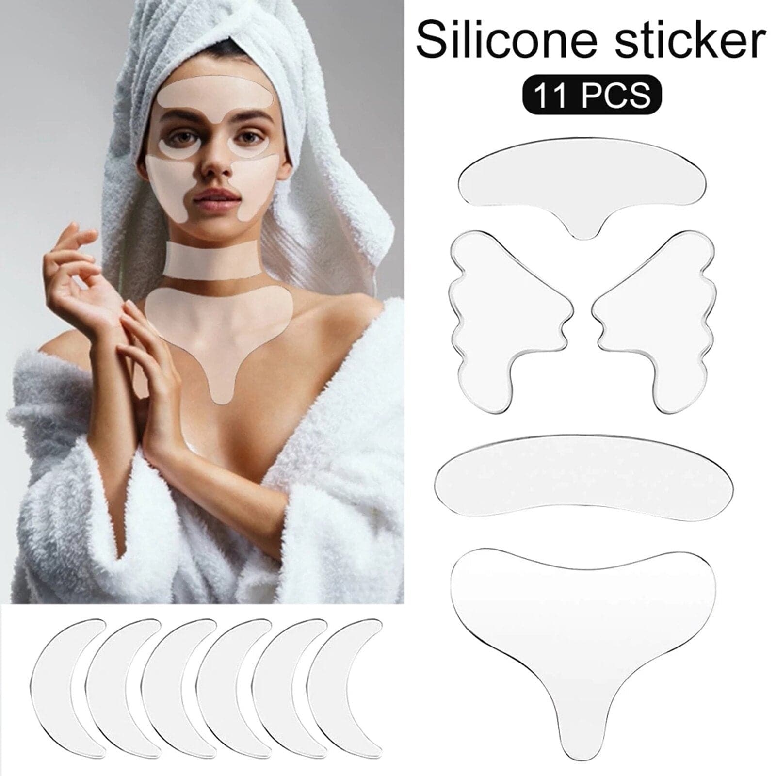 Reusable Silicone Anti-Wrinkle Patches - Beauty And Personal Care - DYAVOR®