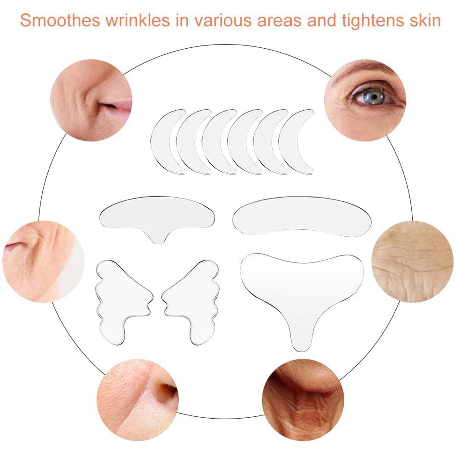 Reusable Silicone Anti-Wrinkle Patches - Beauty And Personal Care - DYAVOR®