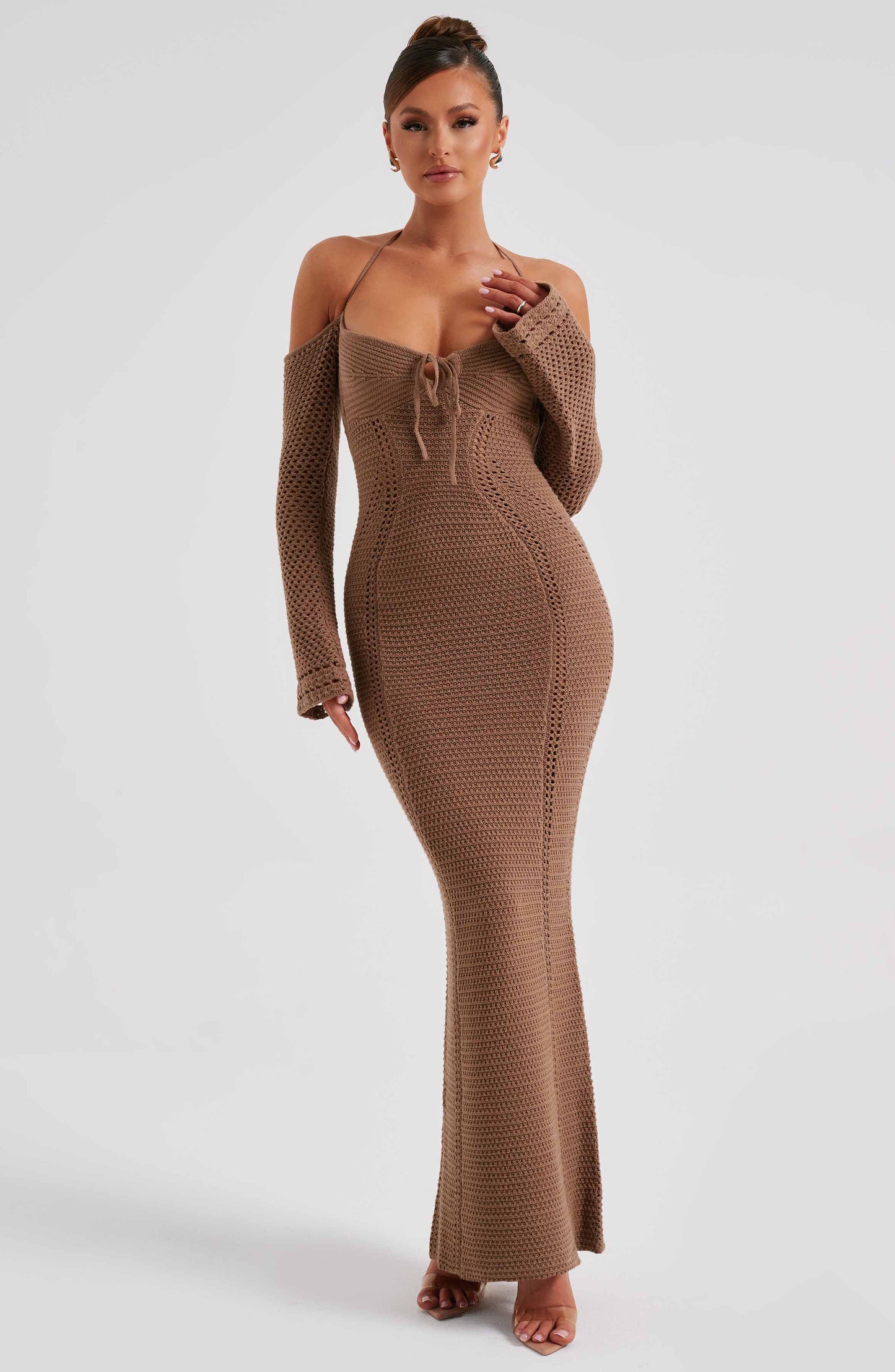 Samariah Maxi Dress - Chocolate - Dress - DYAVOR®