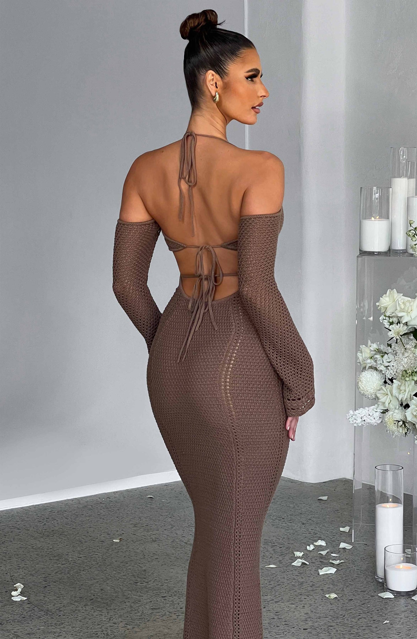 Samariah Maxi Dress - Chocolate - Dress - DYAVOR®