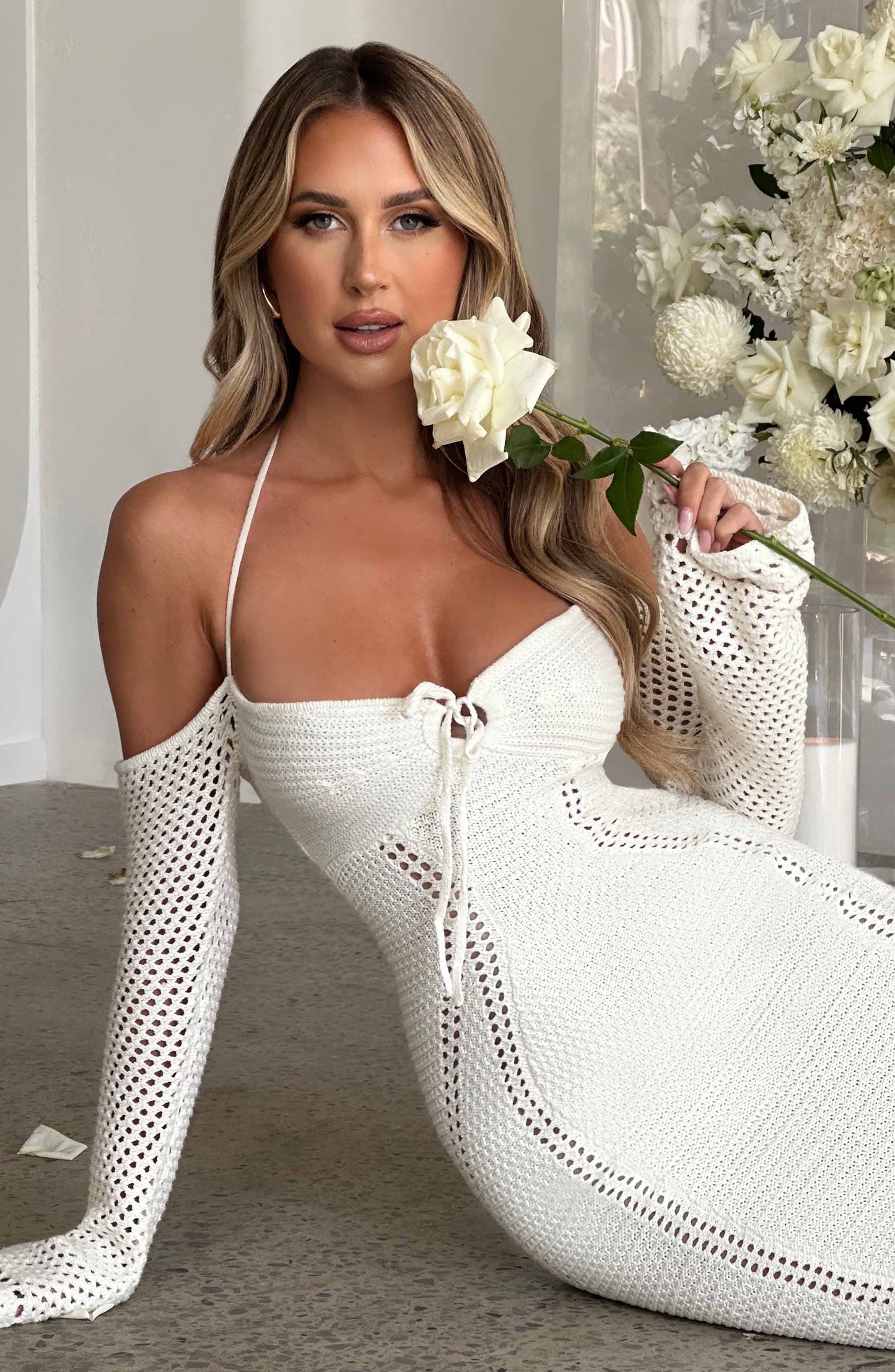 Samariah Maxi Dress - White - Dress - DYAVOR®
