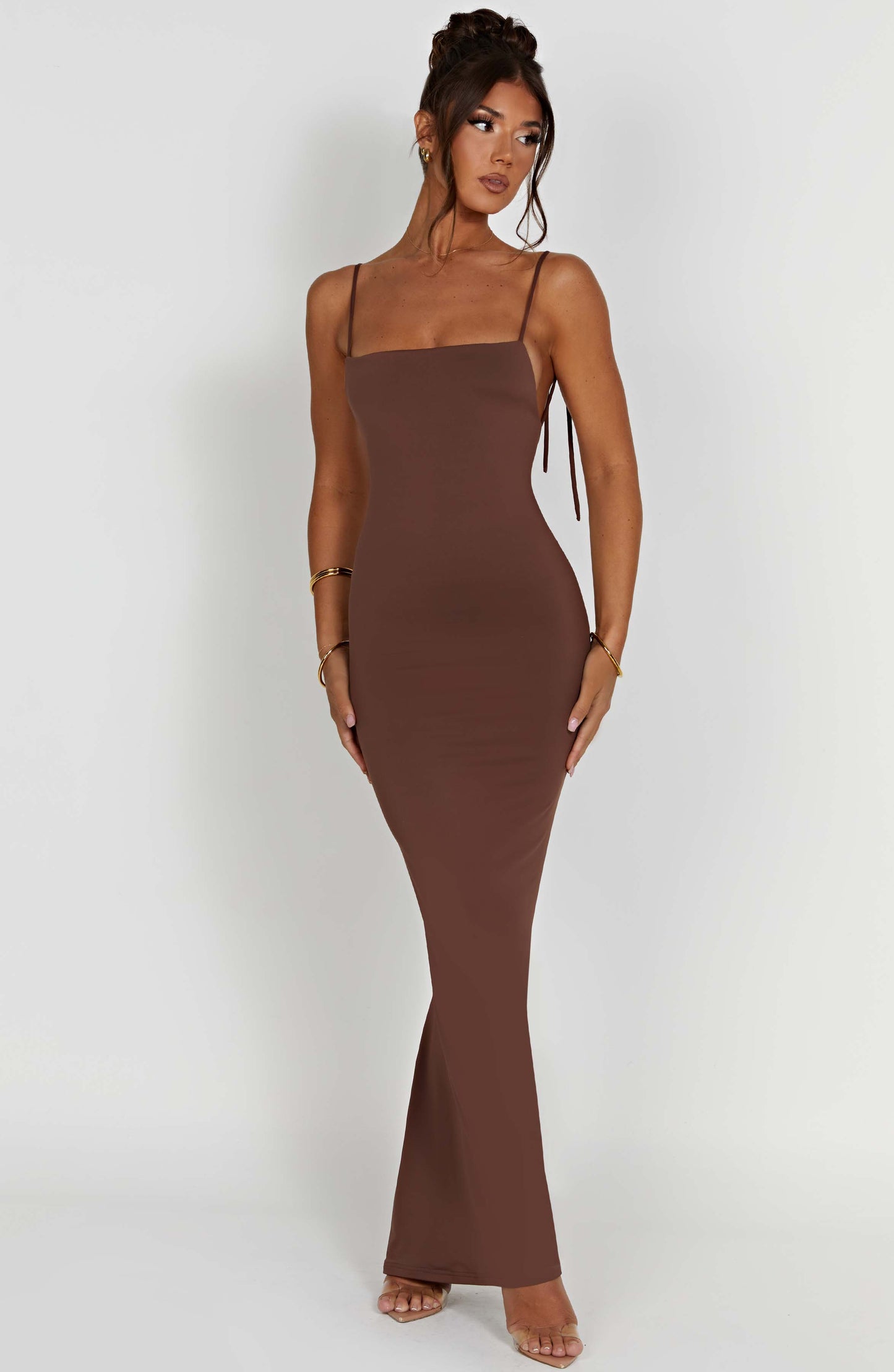 Sanya Maxi Dress - Chocolate - Dress - DYAVOR®