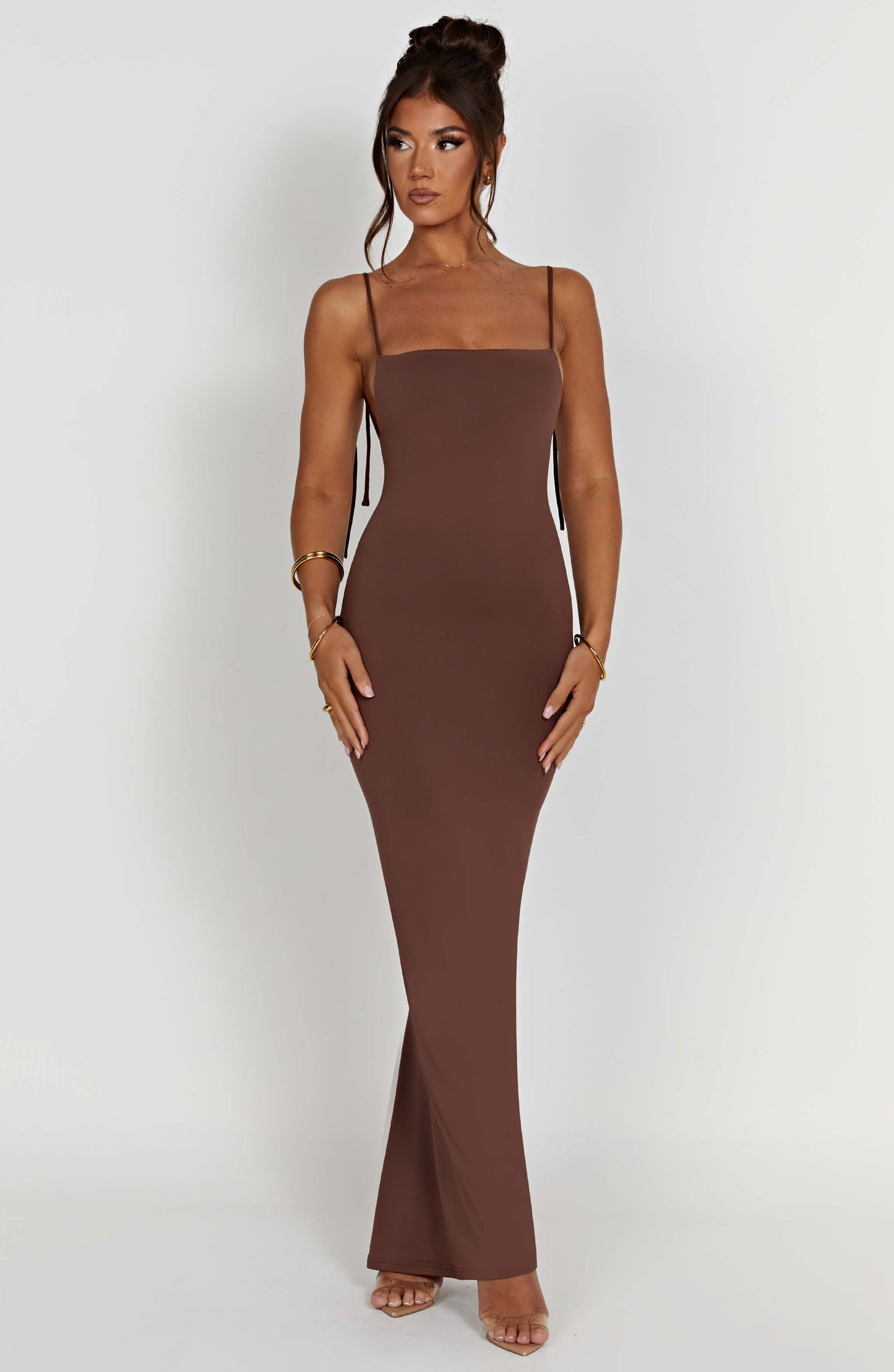 Sanya Maxi Dress - Chocolate - Dress - DYAVOR®