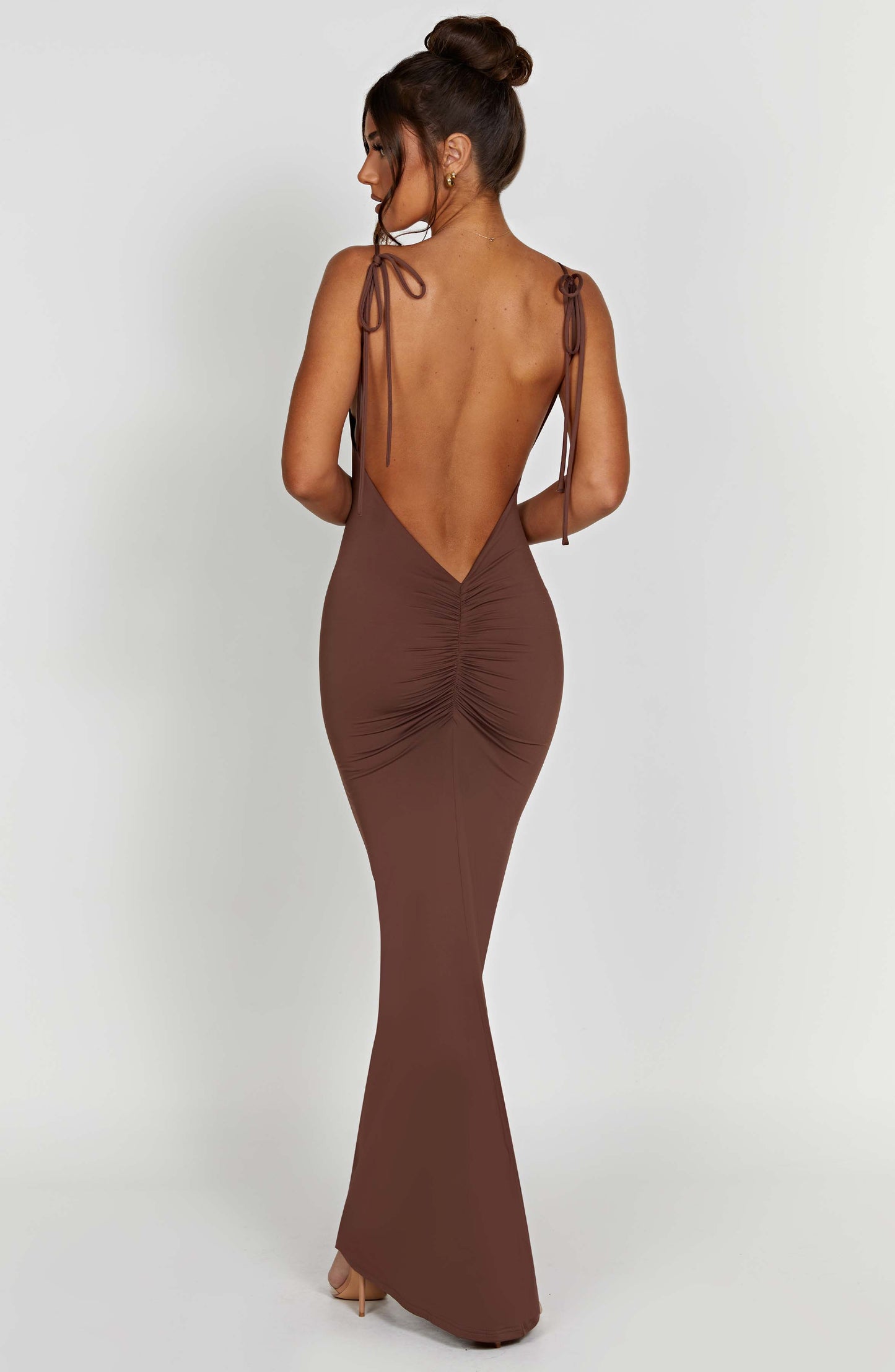 Sanya Maxi Dress - Chocolate - Dress - DYAVOR®