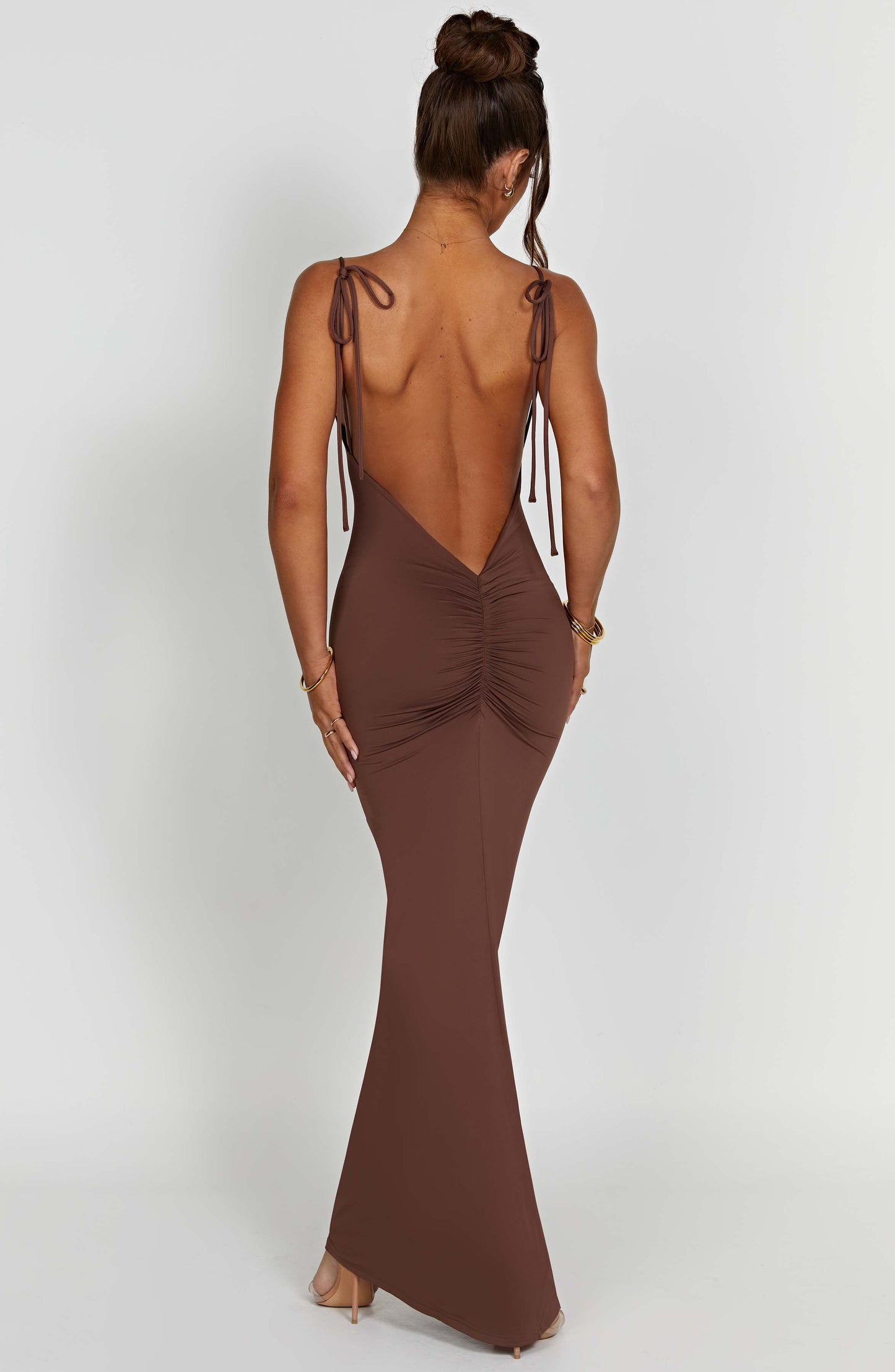 Sanya Maxi Dress - Chocolate - Dress - DYAVOR®