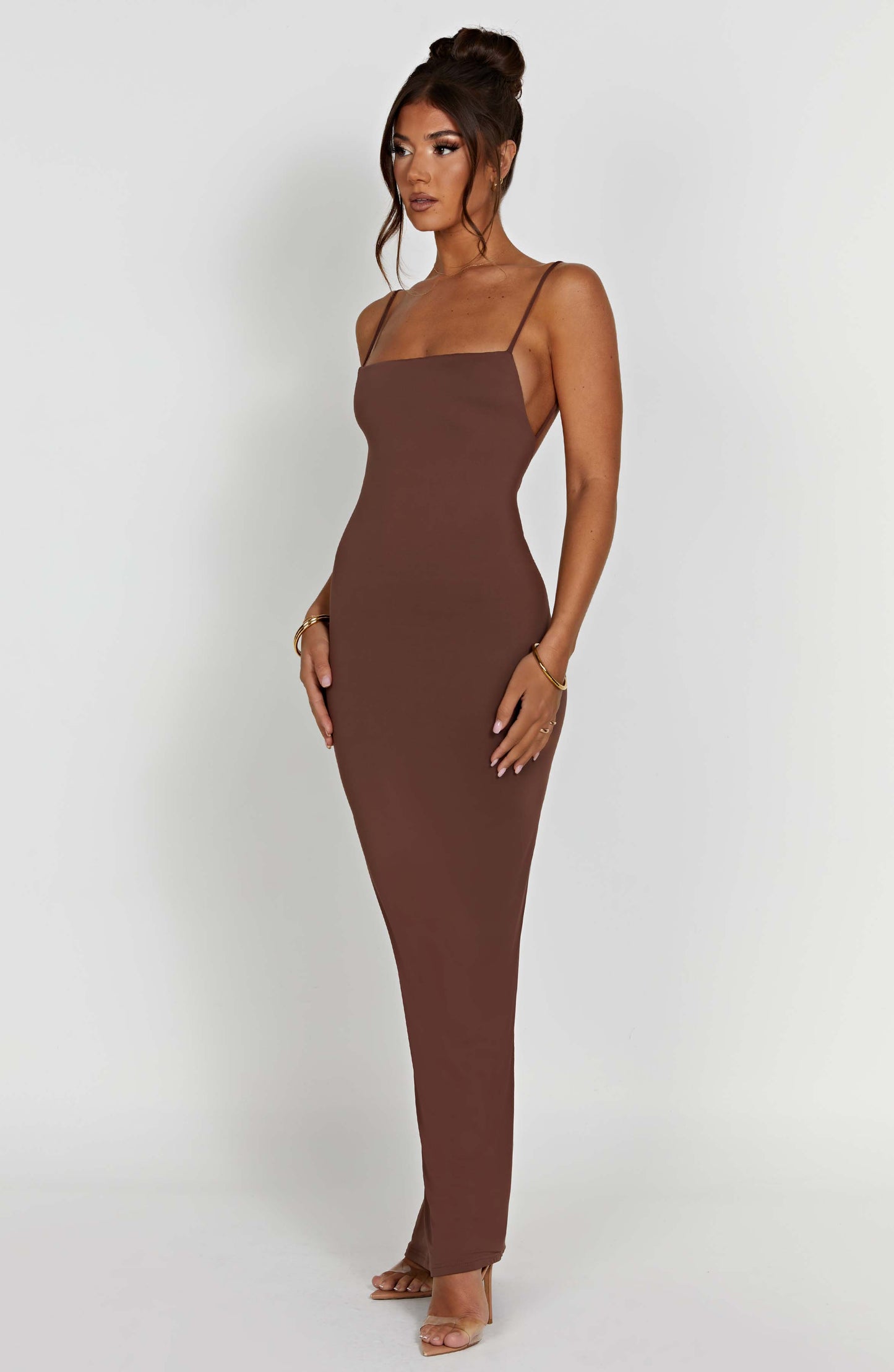 Sanya Maxi Dress - Chocolate - Dress - DYAVOR®