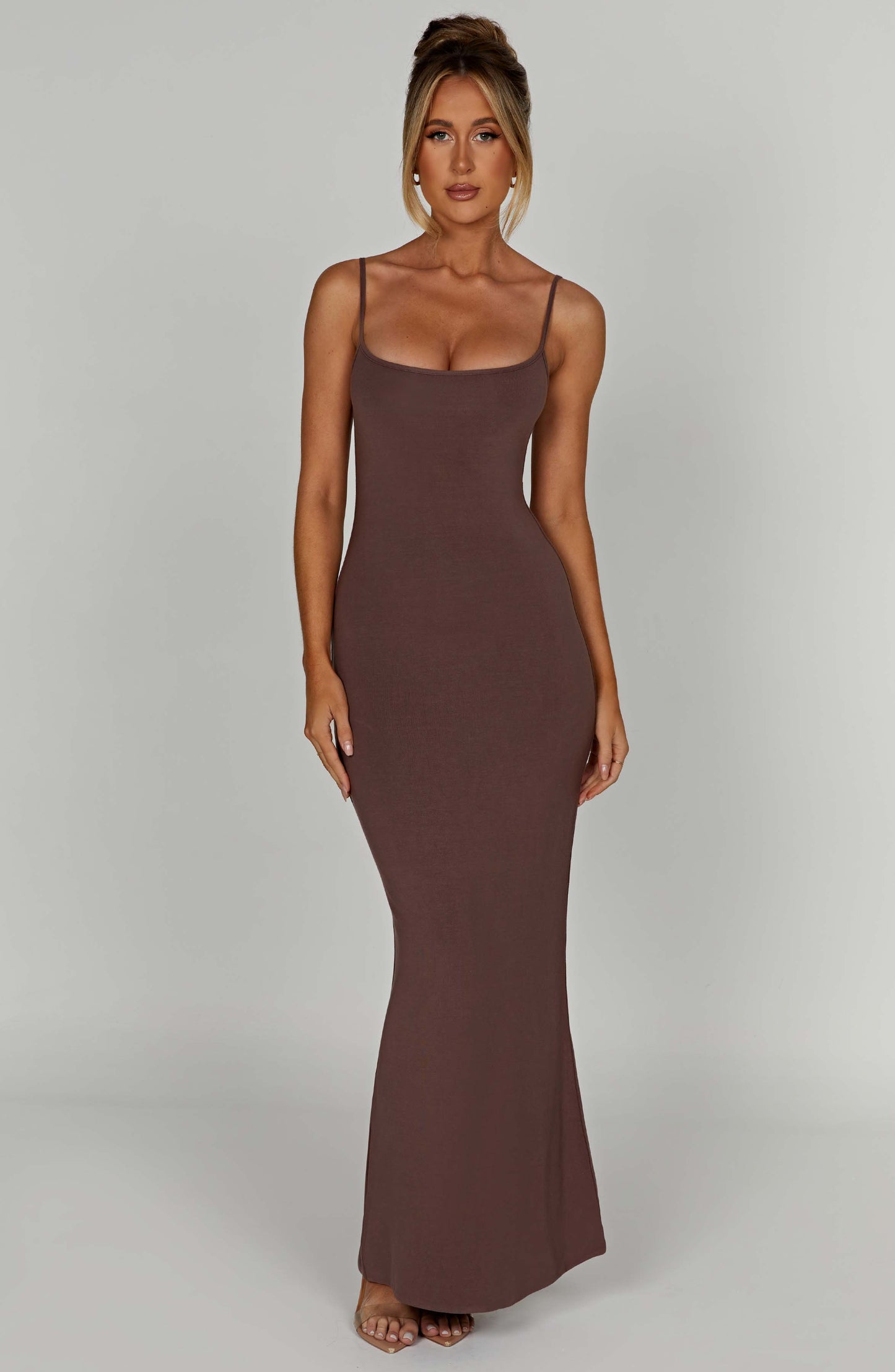 Saskia Maxi Dress - Chocolate - Dress - DYAVOR®