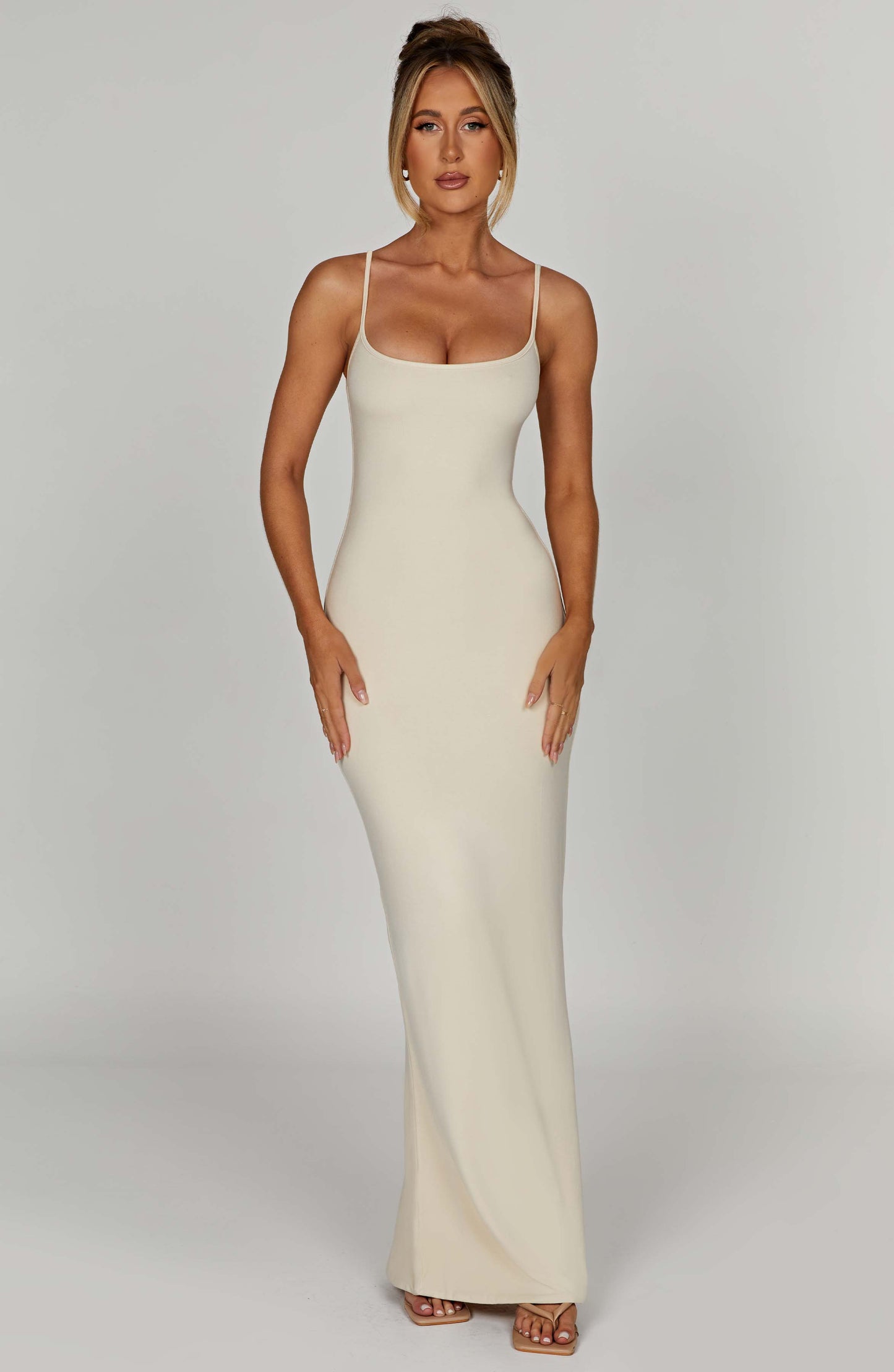 Saskia Maxi Dress - Cream - Dress - DYAVOR®