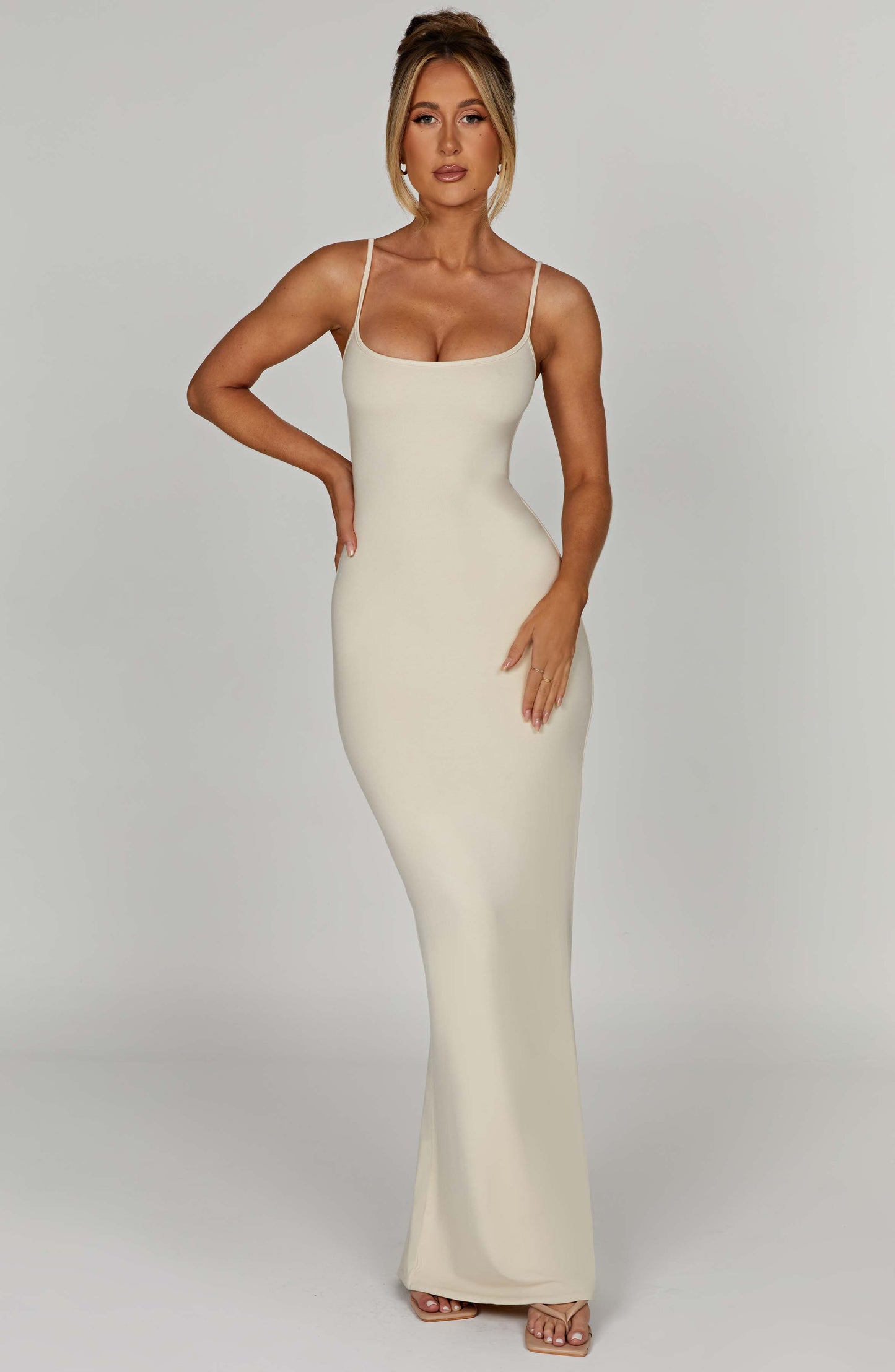 Saskia Maxi Dress - Cream - Dress - DYAVOR®