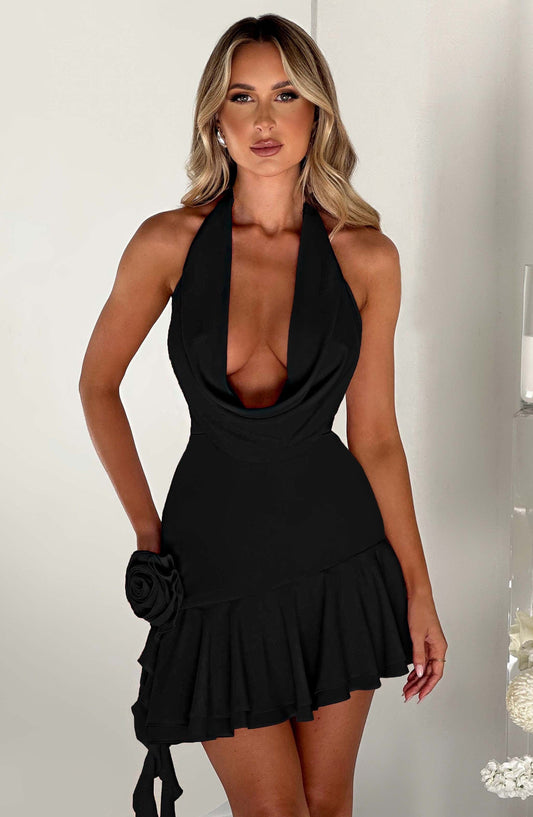 Tash Mini Dress - Black - Dress - DYAVOR®
