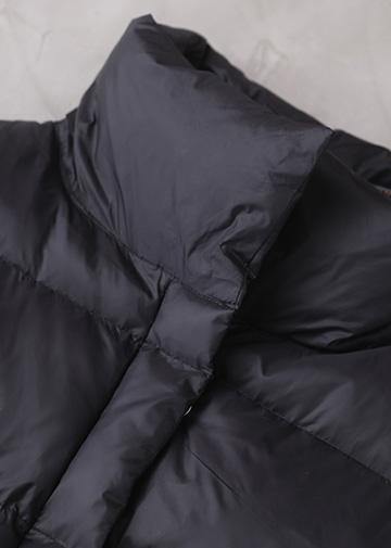 thick black women parka oversized down jacket sleeveless stand collar winter short outwear - - DYAVOR®