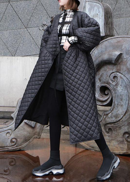 thick oversize warm winter coats black lantern sleeve women parkas - - DYAVOR®