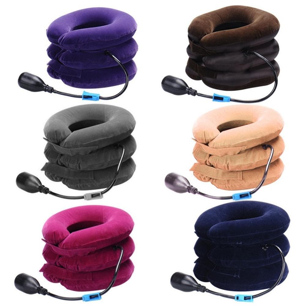 Three Layers Cervical Neck Traction Inflatable Pillow - Personal Care - DYAVOR®