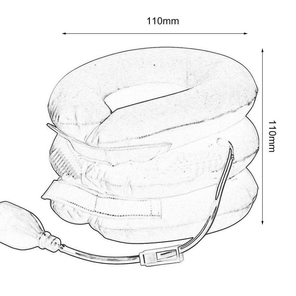 Three Layers Cervical Neck Traction Inflatable Pillow - Personal Care - DYAVOR®
