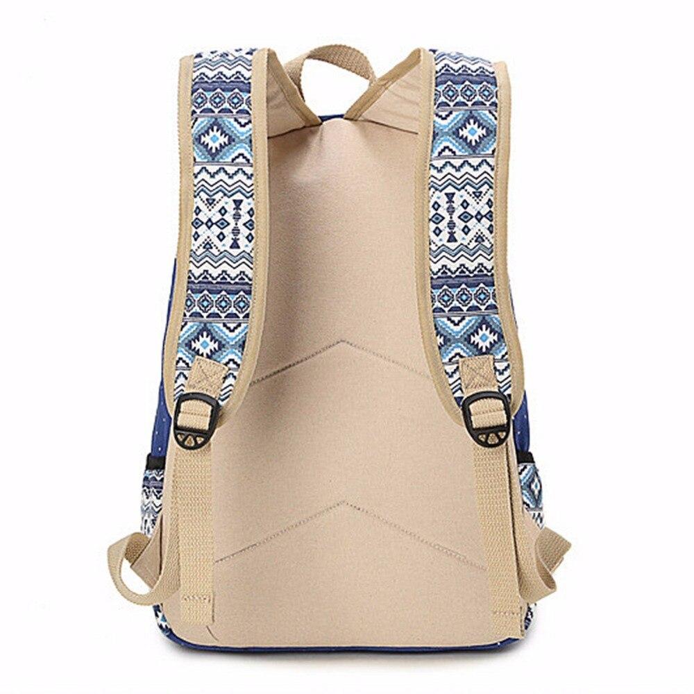Trendy Canvas Printed Vintage Women's Laptop Rucksack Backpack - Backpacks - DYAVOR®