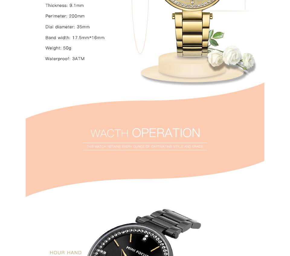 Ultrathin Rhinestone Diamond Quartz Women's Watches with Bracelet - Watches for Women - DYAVOR®