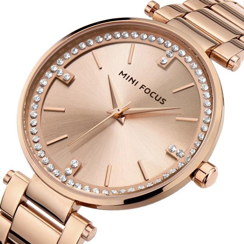 Ultrathin Rhinestone Diamond Quartz Women's Watches with Bracelet - Watches for Women - DYAVOR®