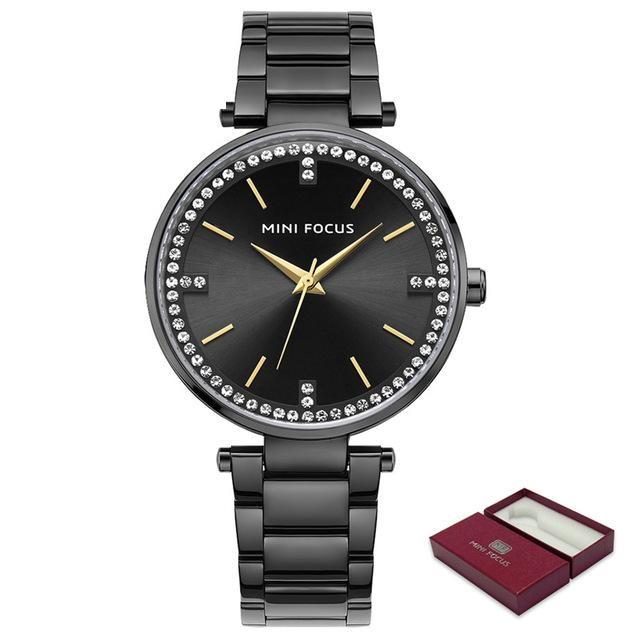 Ultrathin Rhinestone Diamond Quartz Women's Watches with Bracelet - Watches for Women - DYAVOR®