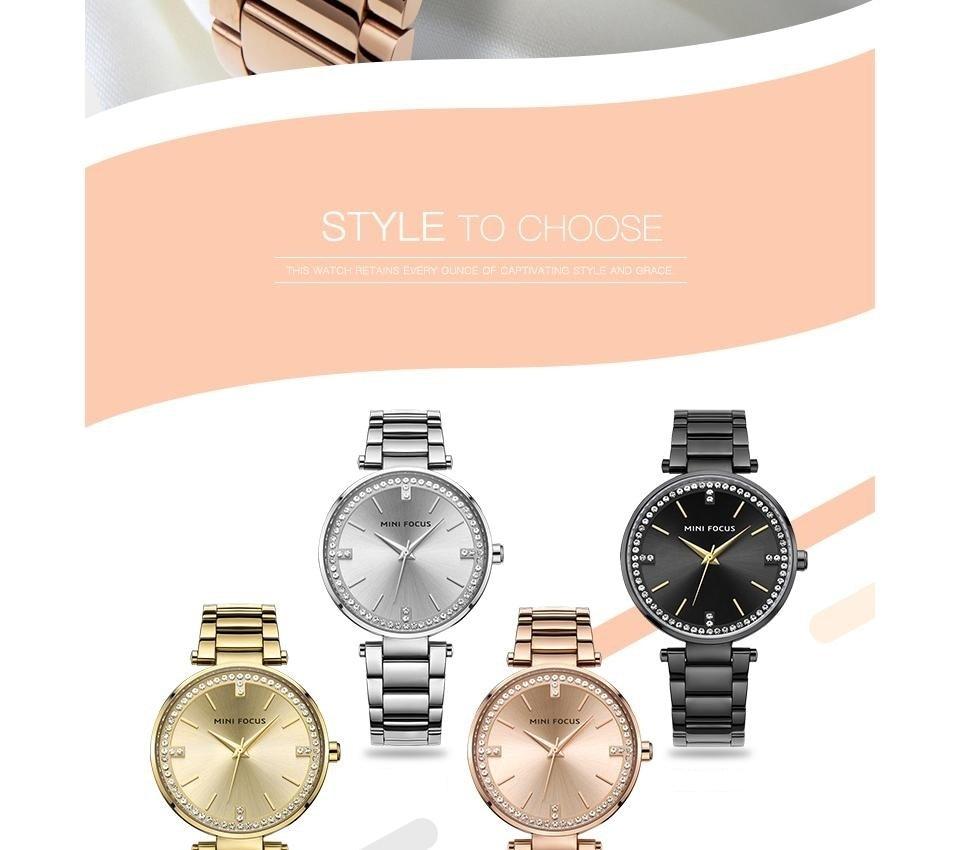 Ultrathin Rhinestone Diamond Quartz Women's Watches with Bracelet - Watches for Women - DYAVOR®