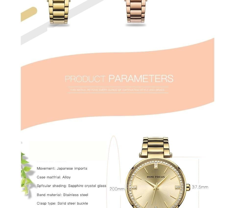 Ultrathin Rhinestone Diamond Quartz Women's Watches with Bracelet - Watches for Women - DYAVOR®