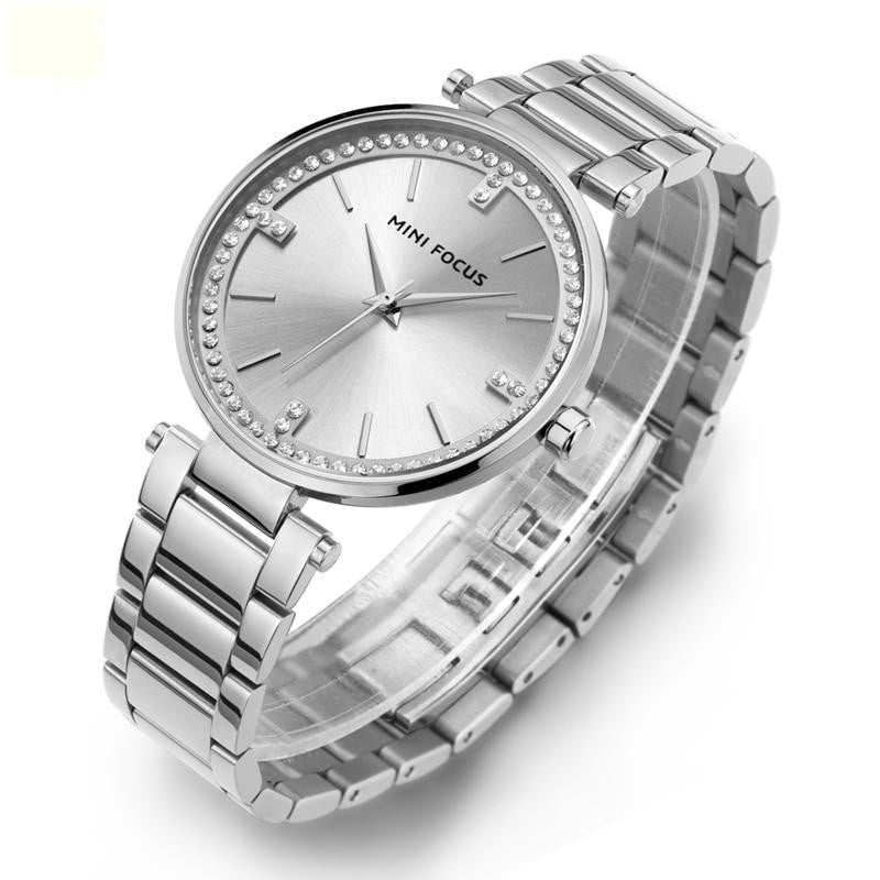 Ultrathin Rhinestone Diamond Quartz Women's Watches with Bracelet - Watches for Women - DYAVOR®