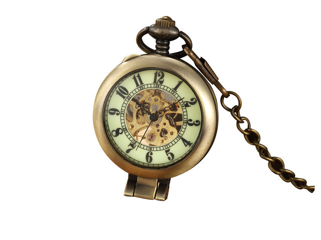 Unisex Antique Copper Fashion Mechanical Hand Wind Pocket Watch - Unisex Style Watches - DYAVOR®